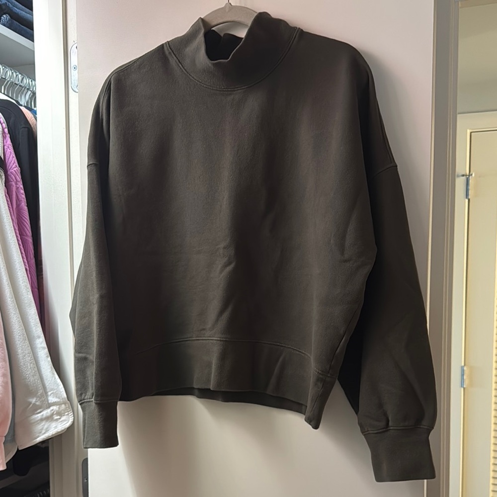 Rails Mock Neck Sweatshirt Large